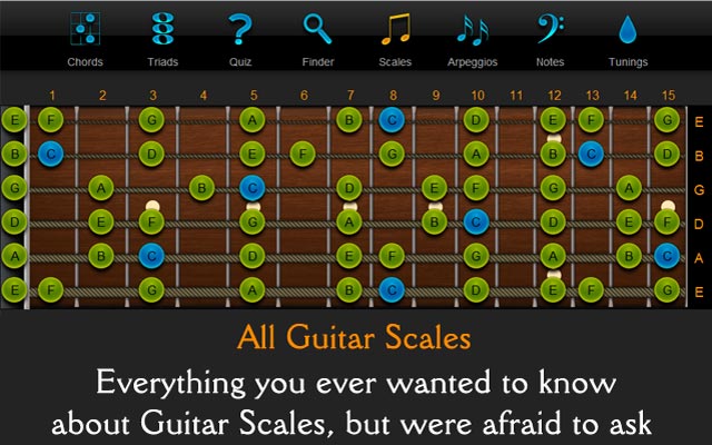Free Guitar Scales - ChordFinder.com