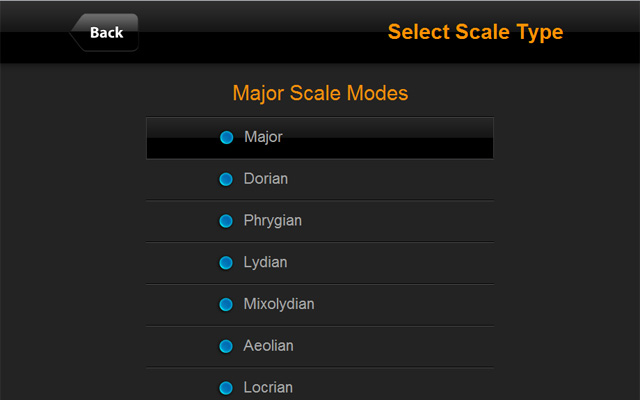 Select Guitar Scale Type - ChordFinder.com